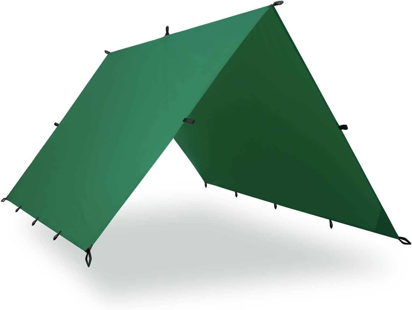 72 hour premium bug out bag, Forester Green 10’ x 10’ Tarp