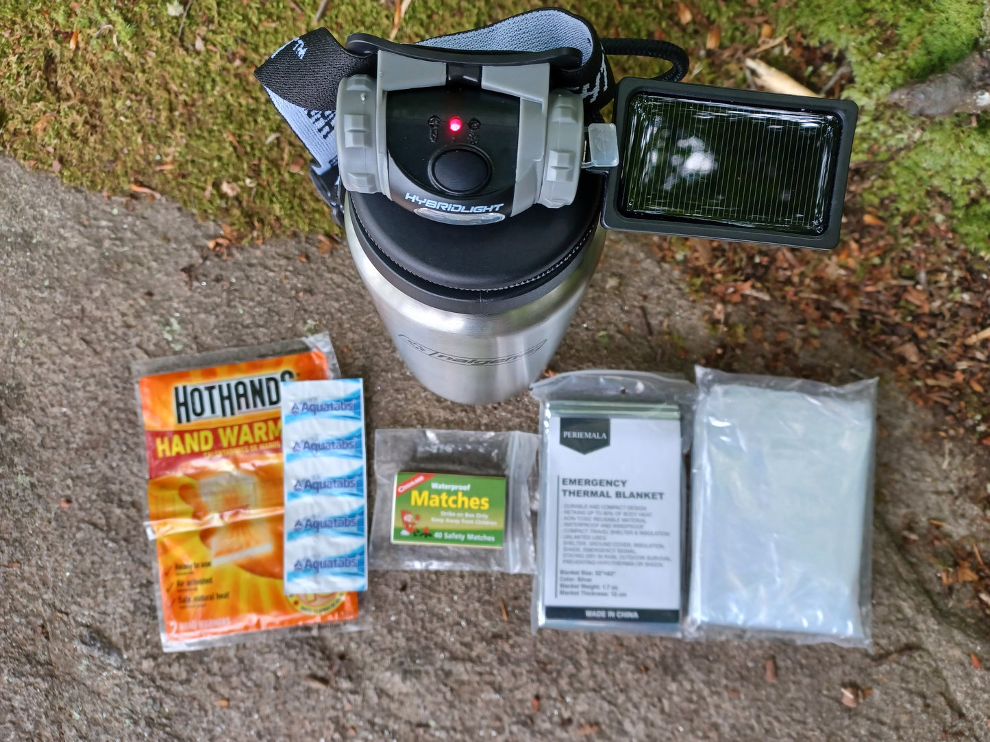 24 hour gray-man water bottle kit
