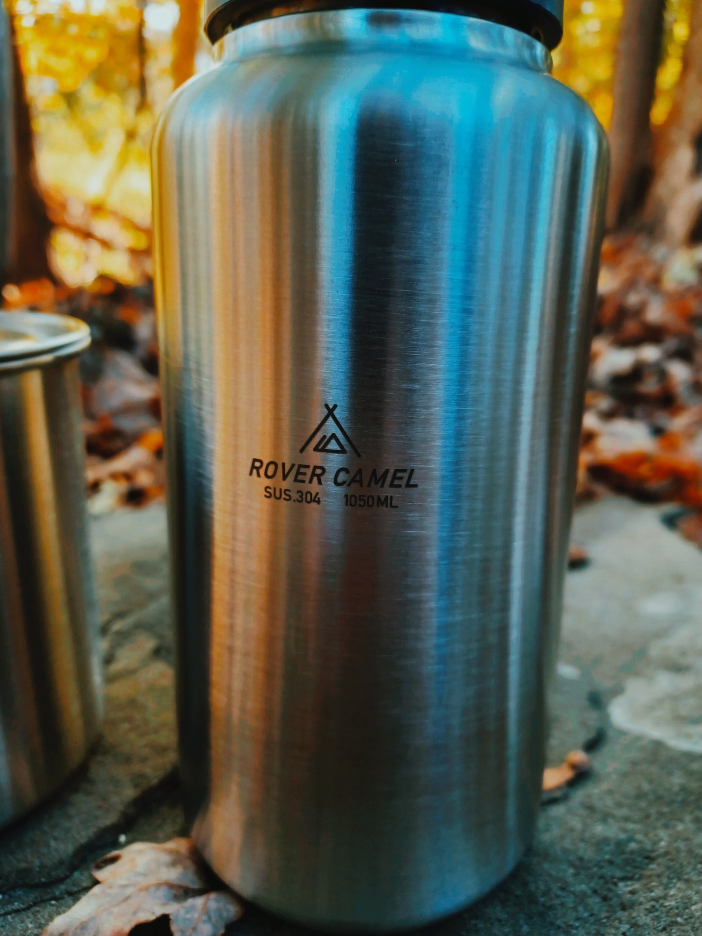 Stainless Steel Single Wall Water Bottle 1,050ML + Cook Cup 750ML With Lid